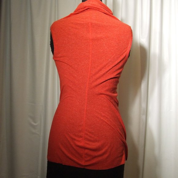 Red Tank Top with Turtleneck Stretchy Women's Size M by W118 by Walter Baker - Picture 4 of 4